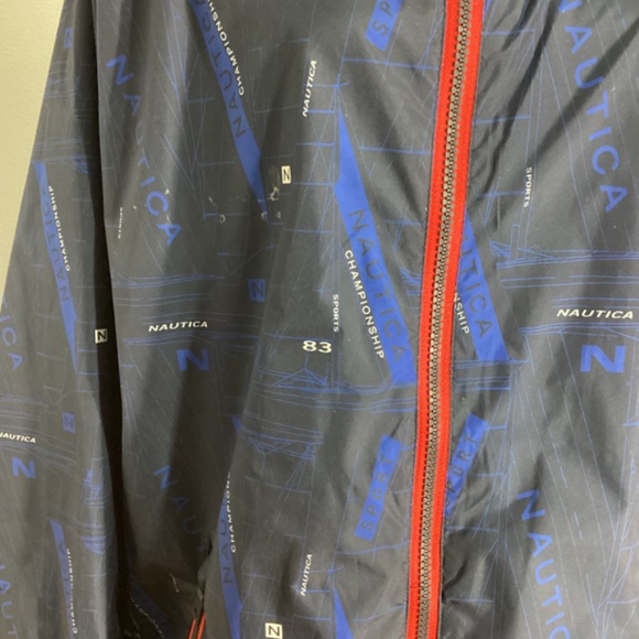 NAUTICA CHAMPIONSHIP 83 MEN BIG &TALL SIZE 3XL NAVY JACKET WINDBREAKER - Picture 6 of 11
